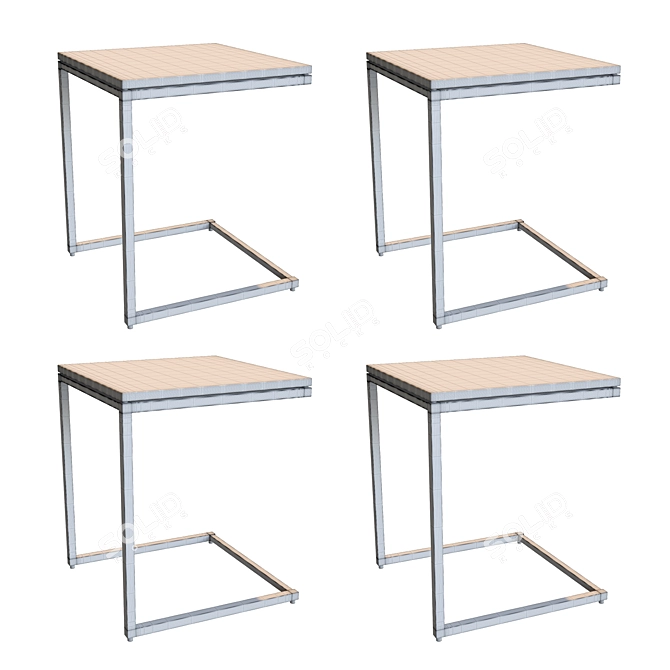 Smart Tables_Set - Sleek and Functional 3D model image 2