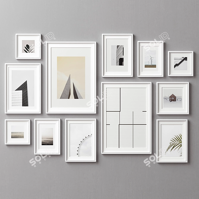 Versatile Frame Set, 12 Pieces 3D model image 4