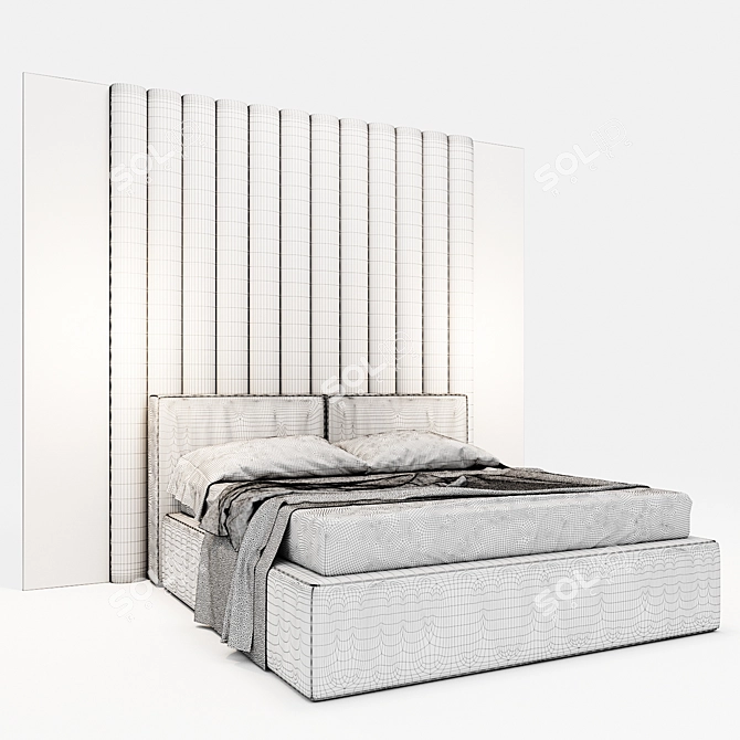 Sleek Modern Bed | 2016 Design 3D model image 2