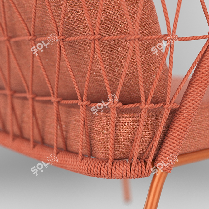 Luxury Lounge Chair - Pedrali PANAREA 3D model image 2