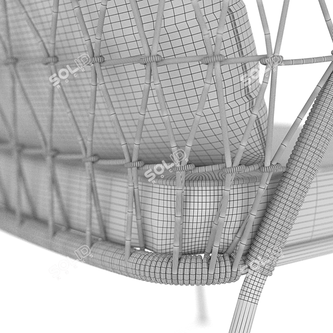 Luxury Lounge Chair - Pedrali PANAREA 3D model image 4