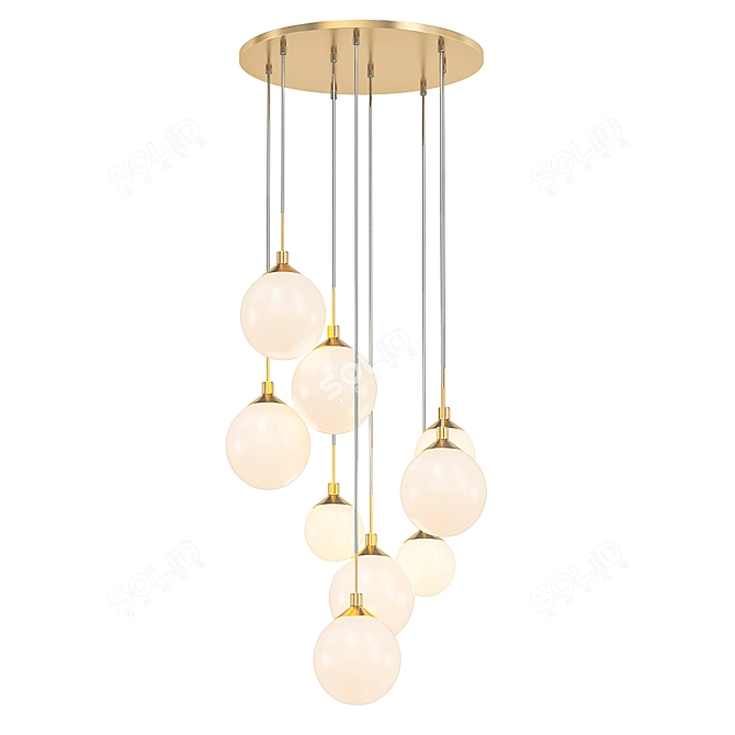 GLOBO Pendant Light - Chic and Modern 3D model image 1