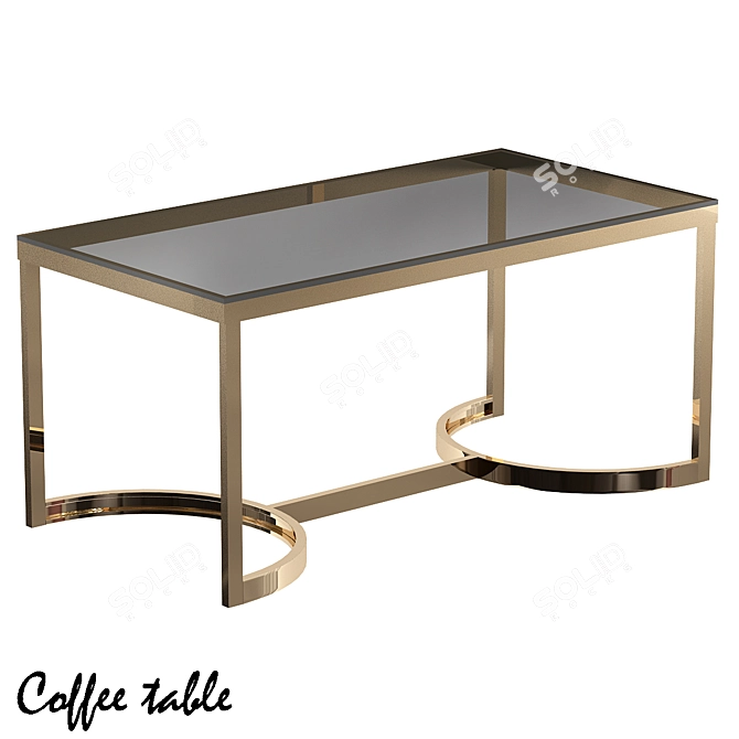 Modern Coffee Table for Stylish Interiors 3D model image 1