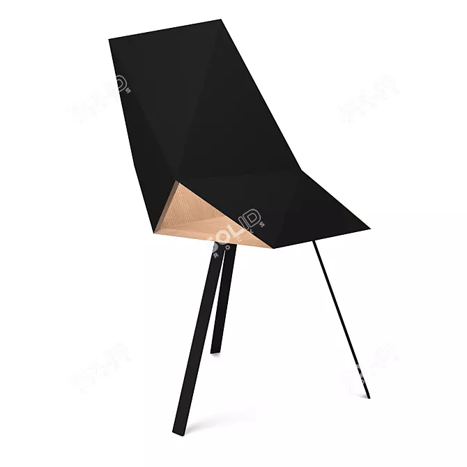 ErgoWood Los Angeles Chair 3D model image 3