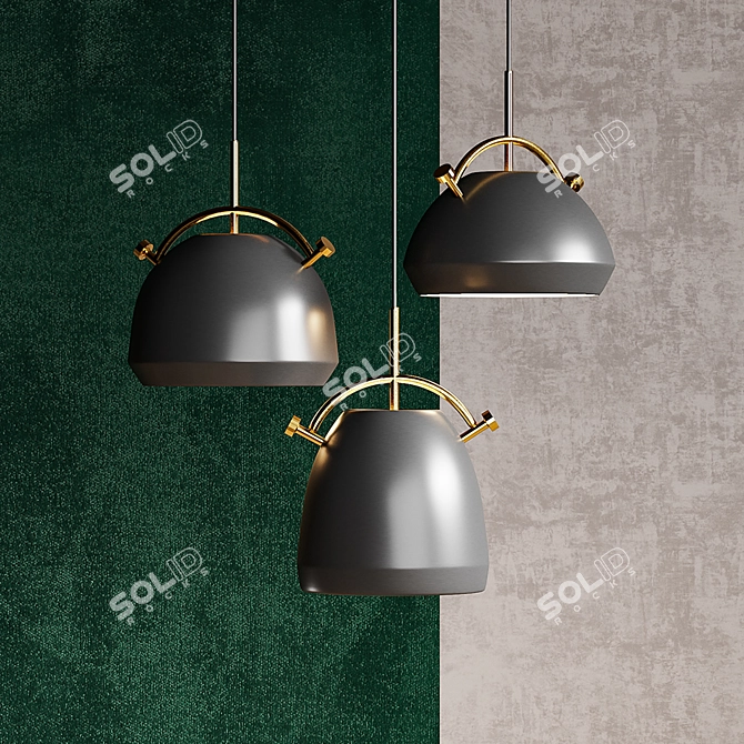 Scandinavian Style Ceiling Pendant 3D model image 7