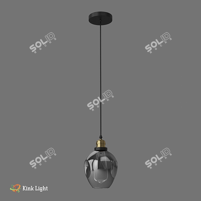 Scandinavian Style Suspension Light | 150cm Height | E27 1*40w 3D model image 4