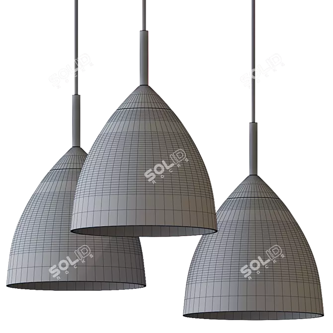 Elevate your space with Joel Pendant Light 3D model image 3