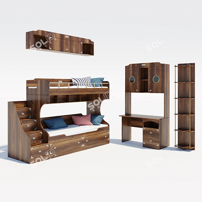 Navigator Bunk Bed - #80321243 3D model image 5