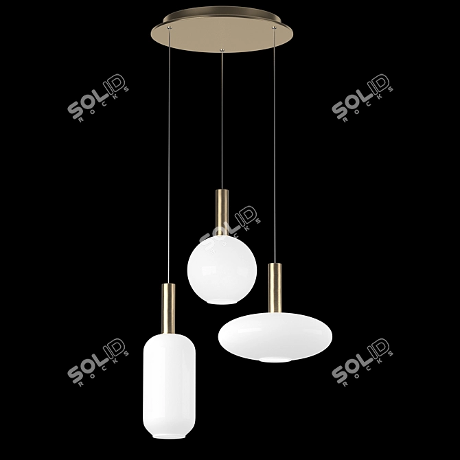 Minimalist Pendant Lamp by Ferm Living 3D model image 5