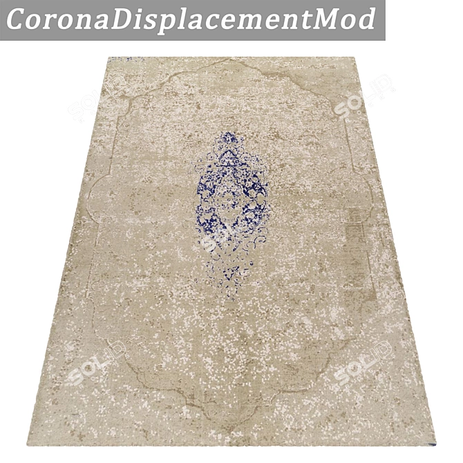 Luxury Set of Carpets: High-Quality Textures 3D model image 4