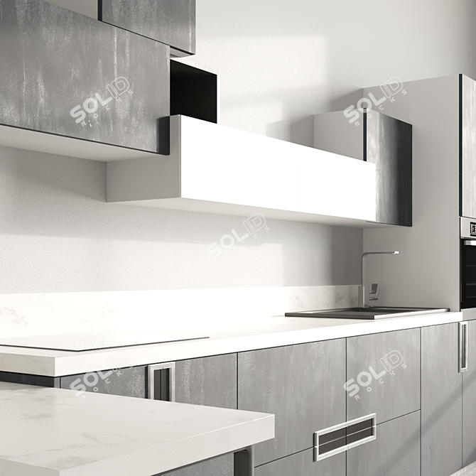 Modern Kitchen Marya Spark 2: Stylish and Functional 3D model image 3