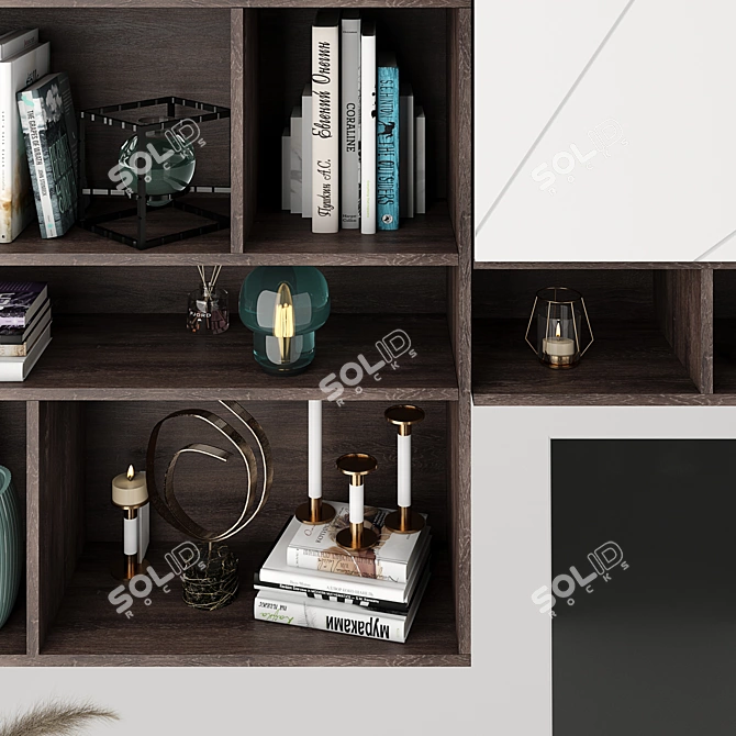 Lazurit Selesta TV Wall Unit 3D model image 2
