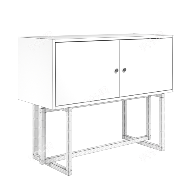 Modern Elise Buffet: Stylish and Functional 3D model image 4