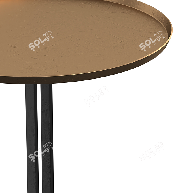 Modern Lader Side Table: Sleek Design for Stylish Spaces 3D model image 3