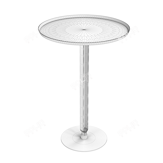 Modern Lader Side Table: Sleek Design for Stylish Spaces 3D model image 4