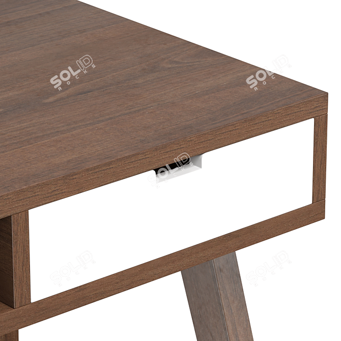 Sleek and Minimal Linea Desk 3D model image 3