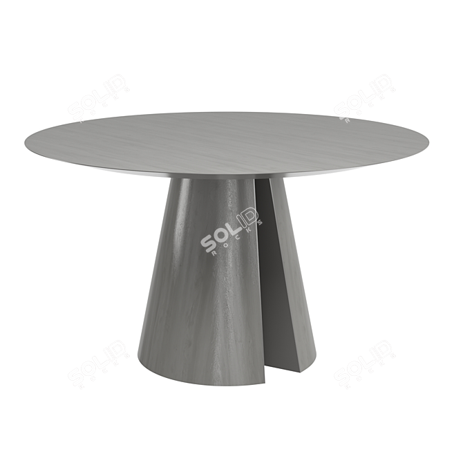 Elegant Tottenham Dining Table 3D model image 1