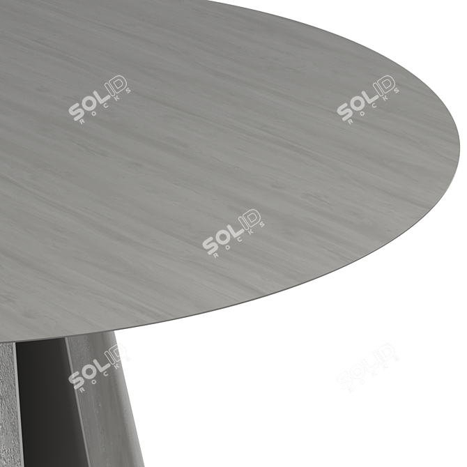 Elegant Tottenham Dining Table 3D model image 3