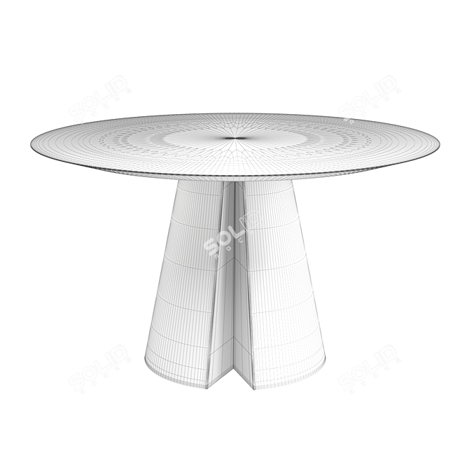 Elegant Tottenham Dining Table 3D model image 4