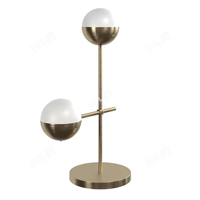 Elegant Waterloo Table Lamp 3D model image 1