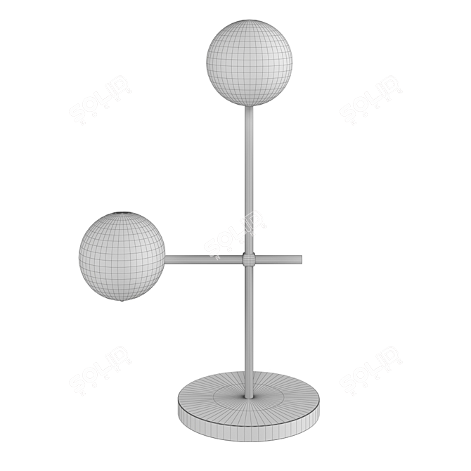 Elegant Waterloo Table Lamp 3D model image 3
