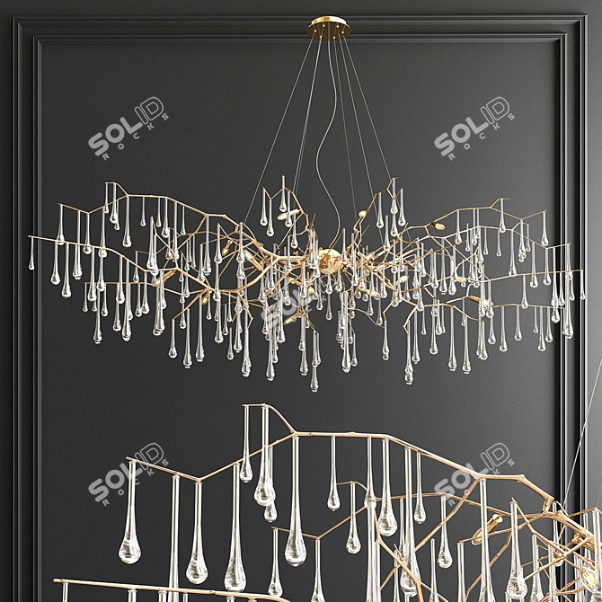 Serip Exclusive Chandelier Collection 3D model image 2
