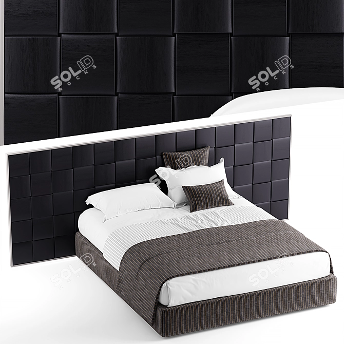 Jaipur Dreams Bed 3D model image 4