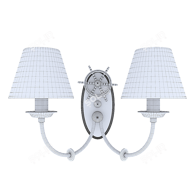 Sleek Wall Lamp: Maytoni ARM625 3D model image 4