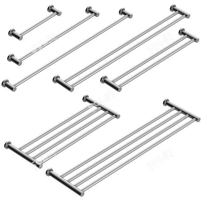 Brodware Brolif Plus Towel Rails 3D model image 4