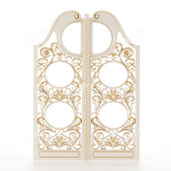 Timeless Elegance: Classic Door 3D model image 1