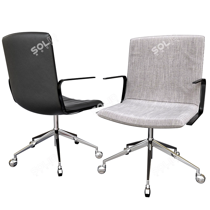 Flex Executive Chairs - Premium Comfort & Style 3D model image 3