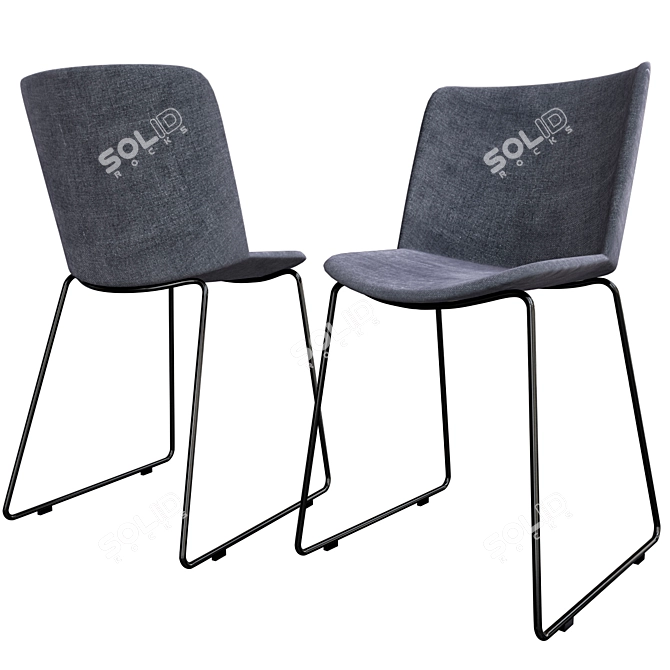 Modern Catifa Up Chair 3D model image 1