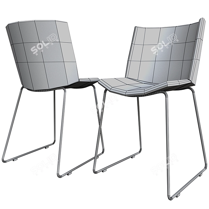 Modern Catifa Up Chair 3D model image 3