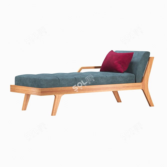 Modern Minimalist Daybed: Mellow 3D model image 1