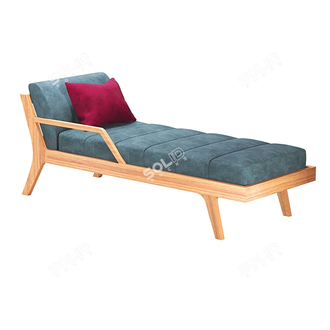 Modern Minimalist Daybed: Mellow 3D model image 2