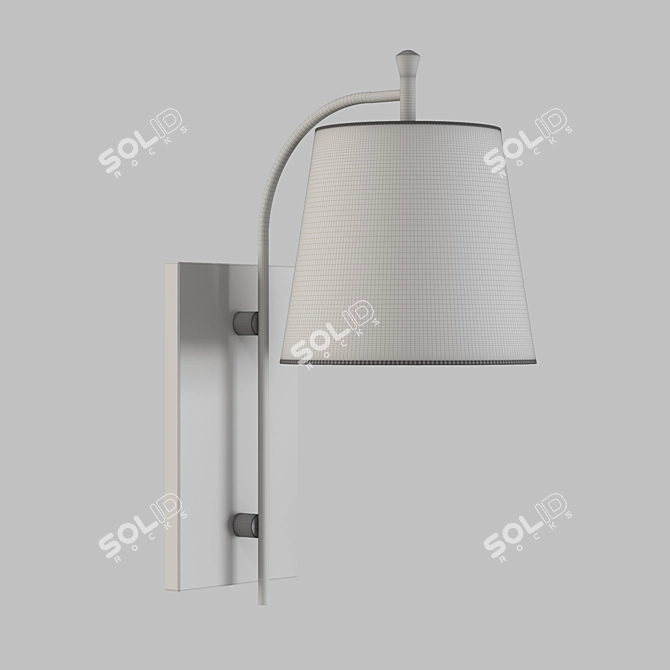 Sleek Modern Wall Sconce 3D model image 3