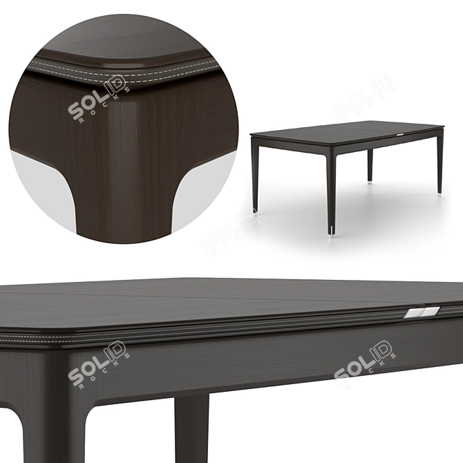 Elegance in Monceau: Roche Bobois Dining Table 3D model image 2
