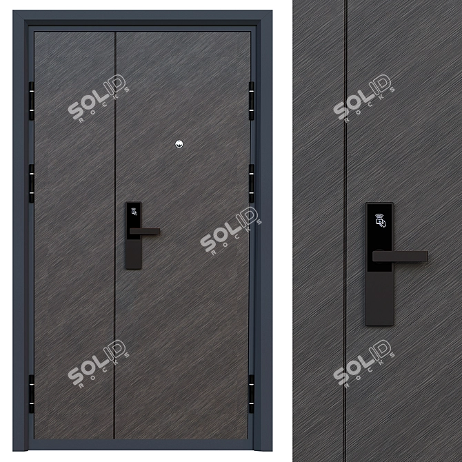 Exterior Door - Security and Style 3D model image 3
