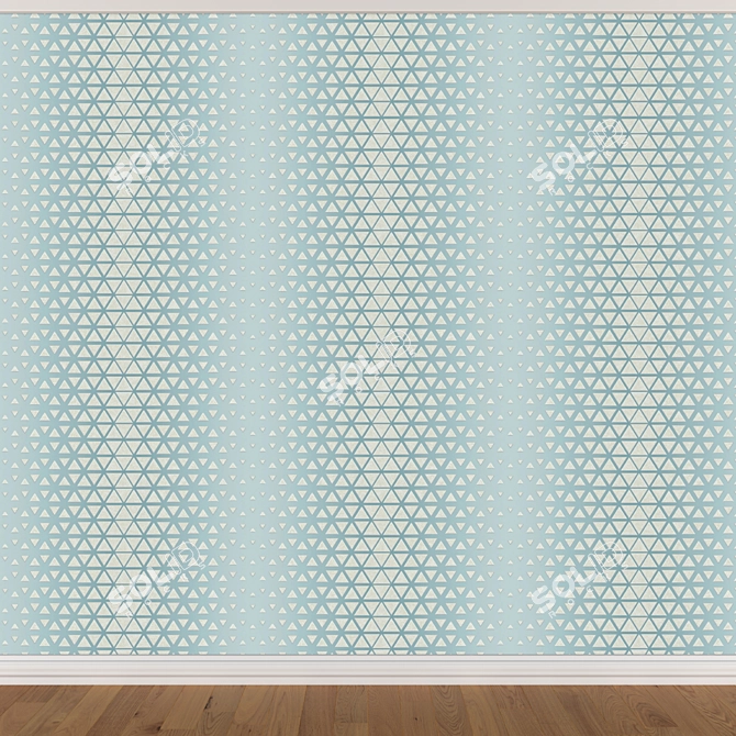 Seamless Wallpaper Set (3 Colors) 3D model image 2