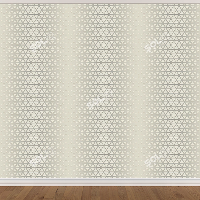 Seamless Wallpaper Set (3 Colors) 3D model image 3