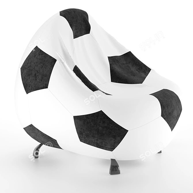 Cozy Ball-Sofa: Perfect Relaxation 3D model image 2