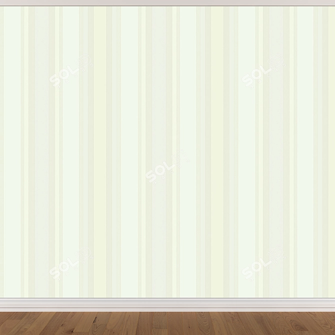 Seamless Wallpaper Set - 3 Colors 3D model image 4