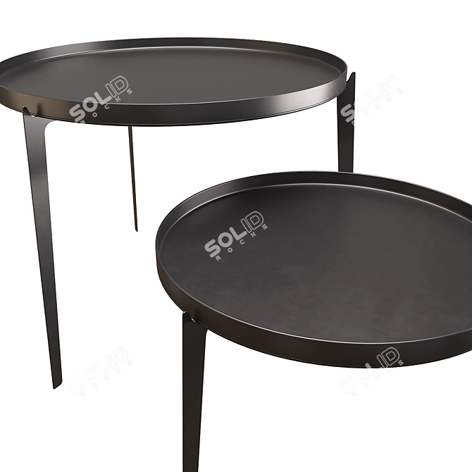 Sleek Illusion Coffee Table 3D model image 2