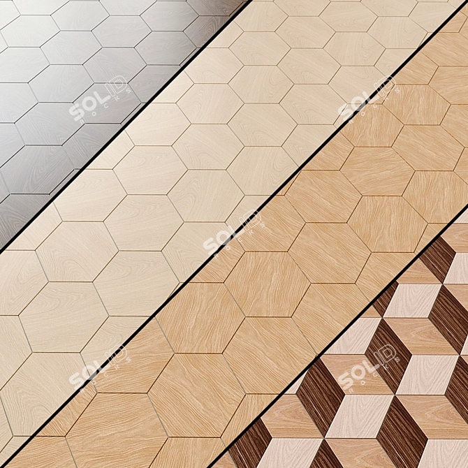 Brenta Kerama Marazzi: Versatile 4-View Tile 3D model image 1