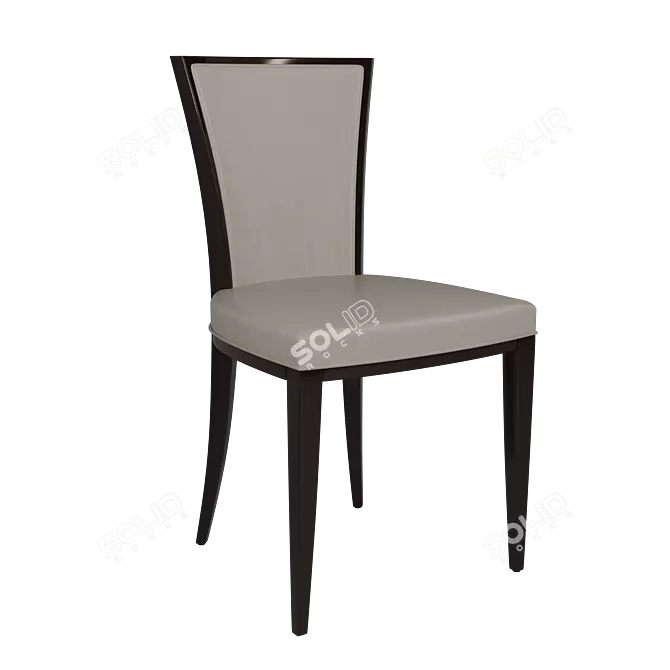 Luna Chair: Timeless Elegance 3D model image 2