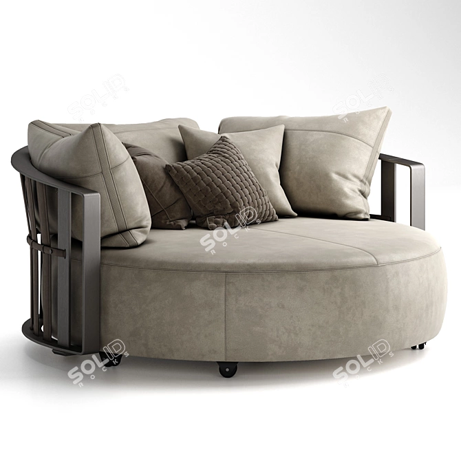 Poltrona Frau Scarlett Sofa: Elegant and Versatile 3D model image 1