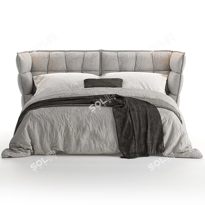 Modern Husk Bed by B&B Italia 3D model image 3