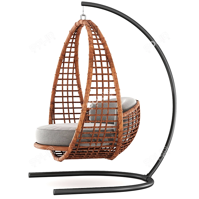Outdoor Swing: Relax in Style 3D model image 2