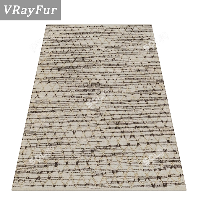 High-Quality Carpets Set 3D model image 2