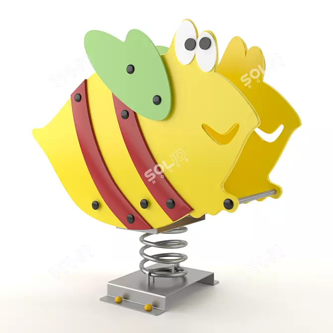 Buzzing Bee Swing Toy 3D model image 1